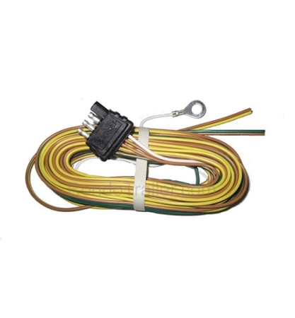 Optronics 30FT 18GA 4 Bonded Wire with 4-Way Plug Trailer End