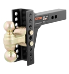 Curt Receiver Mount Adjustable Channel, 2" & 2-5/16" Balls