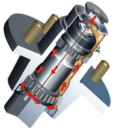 Dexter Axle End Unit with 12 in Electric Brake 8 on 6.5