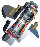 Dexter Axle End Unit with 12 in Electric Brake 8 on 6.5