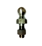 TEM 2-5/16" 30K, 1" Rise Machined Hitch Ball 1-3/8" Shank