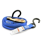 Kinedyne 1" x 15' Ratchet Strap with J-Hook