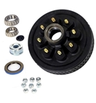 Dexter 8 on 6.5" EZ-Lube Hub, Drum Kit For 6K & 7K Axles w 9/16" Studs