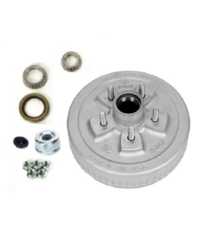 Dexter Galv 5 on 4.5" EZ-Lube Hub, Drum Kit for 3.5K Axles