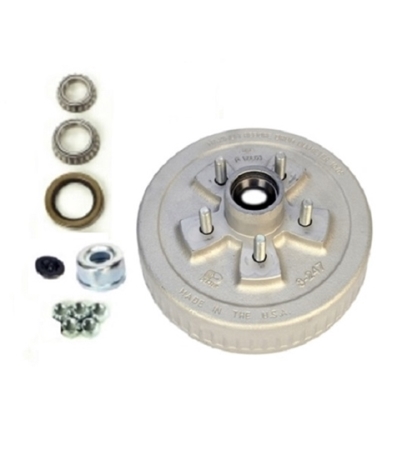 Dexter 5 on 4.75" EZ-Lube Hub, Drum Kit for 3.5K Axles