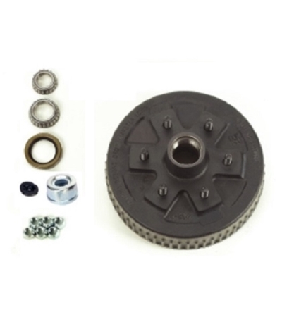 Dexter 6 on 5.5" EZ-Lube Hub, Drum Kit for 3.5K Axles