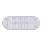 Optronics DOT 6" Oval Clear LED 10 Diode Back-Up Light