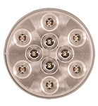 Optronics 4" Round Clear LED 10 Diode Utility Light