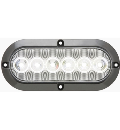 Optronics Surface Mount Clear 6" Oval Back-up Light