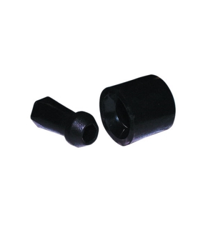 Door Holder with 2" Plastic Stem, Rubber Socket