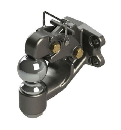 Wallace Forge 2-5/16" 16K Bolt-on Combo Pintle, Ball Hitch