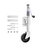 Pro Series 1K Sidewind Bolt-On Snap Ring Swivel Jack, 6" Wheel 10" Lift