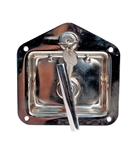 Redline 2-3/4" x 3-3/4" Locking Stainless Steel T-Handle Flush Latch