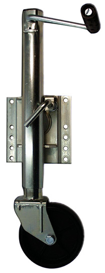 Redline 1.2K Sidewind Bolt-on Snap Ring Swivel Jack with 6" Wheel, 10" Lift
