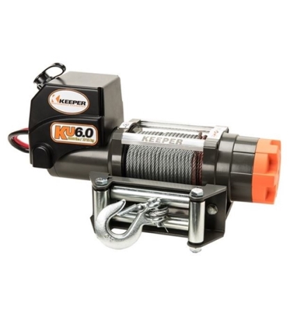 Keeper 6K Electric Medium-Duty Winch & 60' Cable