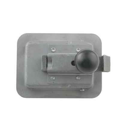 2-3/4" x 3-3/4" Locking Steel Flush Latch w Inside Release