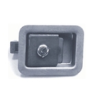 3-3/8" x 4-5/8" Locking Steel Flush Latch