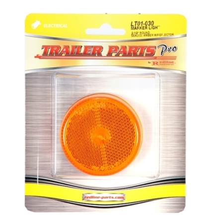Redline Amber 2-1/2" Round Clearance, Marker Light