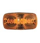 Redline Amber Bullseye Clearance, Marker Light w Black Base