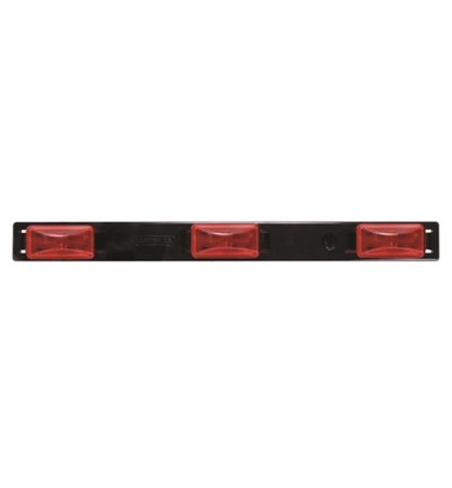 Redline Red 3 Piece LED Identification Light Bar