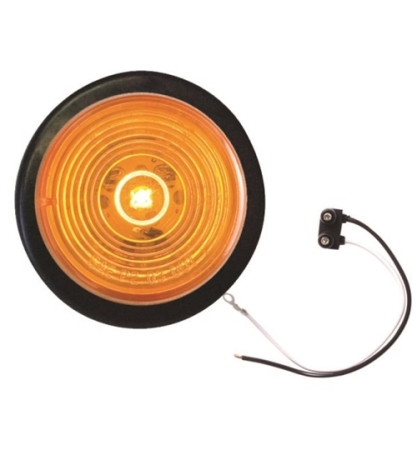 Redline 2" Amber LED Clearance, Marker Light w Grommet, Pigtail