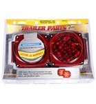 Redline LED Waterproof Trailer Light Kit, Harness & Bracket