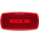 Redline Rectangular Oblong Red Clearance, Marker LED Light & White Base