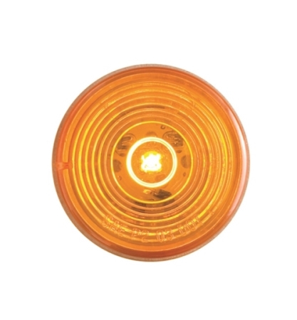 Optronics Fleet Amber LED 2" Round MRK, CLR Light
