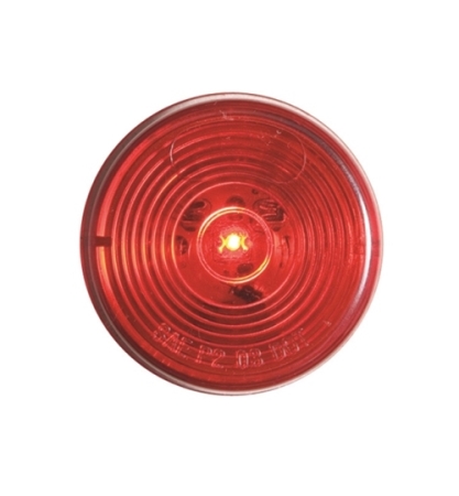 Optronics Fleet Red LED 2" Round Marker, Clearance Light