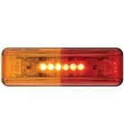 Optronics Red, Amber LED Thin Line Fender Mount MRK, CLR Light