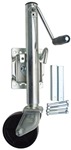 RAM 1.2K Sidewind Bolt-on Snap Ring Swivel Jack, 6" Wheel, 10 Lift"