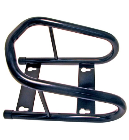 Phoenix USA Black Powder Coat Motorcycle Wheel Chock