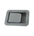 2-3/4" x 3-3/4" Non-Locking Steel Flush Latch, Junior