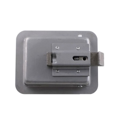 3-3/8" x 4-5/8" Non-Locking Steel Flush Latch