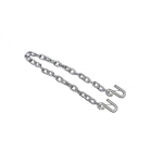 Laclede 1/4" x 48" 5K Safety Chain W/2 S-Hooks & Latches