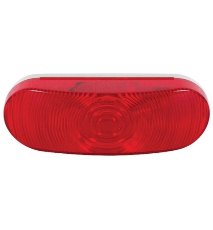 Optronics Red 6" Oval S/T/T Light