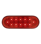 Optronics Miro-Flex Red 6" Oval LED S/T/T Light