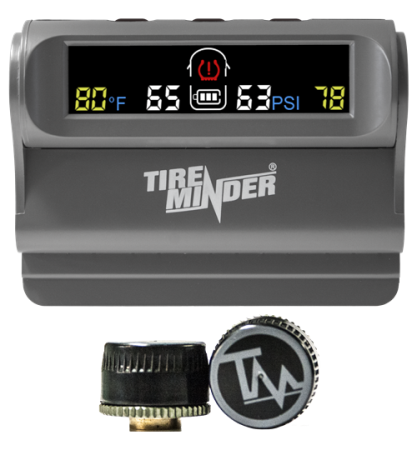Tire Pressure Monitoring System for 2 Wheel Trailer