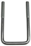 7/16" x 3-1/8" x 4" Zinc Square U-bolt