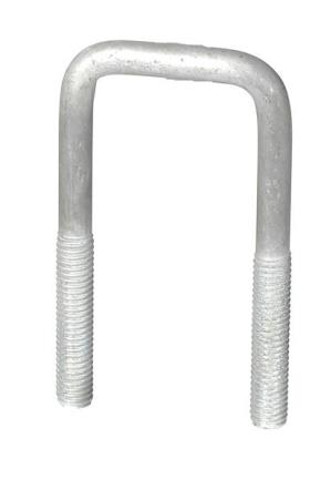 1/2" x 3-3/16" x 3-5/16" Galvanized Square U-bolt