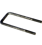 1/2" x 2-1/6" x 5-1/2" Galvanized Square U-bolt