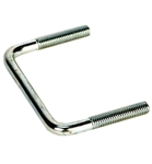 7/16" x 4-1/8" x 3" Zinc Square U-bolt