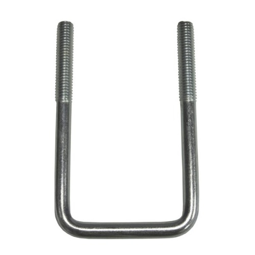 3/8 x 1-3/4 x 4"Zinc Square U-bolt