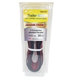 Wire, 14 Gauge Red & Black 2 Wire Bonded, 30ft