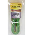 16 Gauge White Brown Yellow & Green 4 Wire, Bonded 25ft