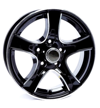 Tredit 13" x 5" Aluminum Wheel 545 Thoroughbred Series Black