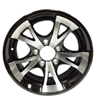 Tredit 16" x 6" Aluminum Wheel 655 1411 Series Black