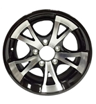 Tredit 15" x 5" Aluminum Wheel 545 1411 Series Black