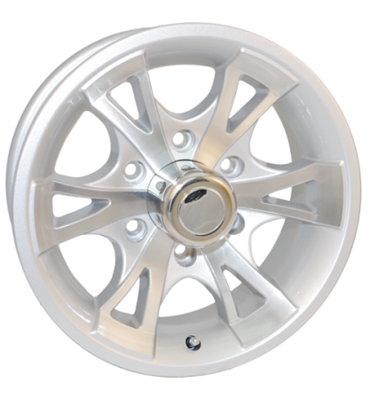 Tredit 15" x 6" Aluminum Wheel 655 1411 Series Silver