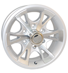 Tredit 15" x 6" Aluminum Wheel 655 1411 Series Silver